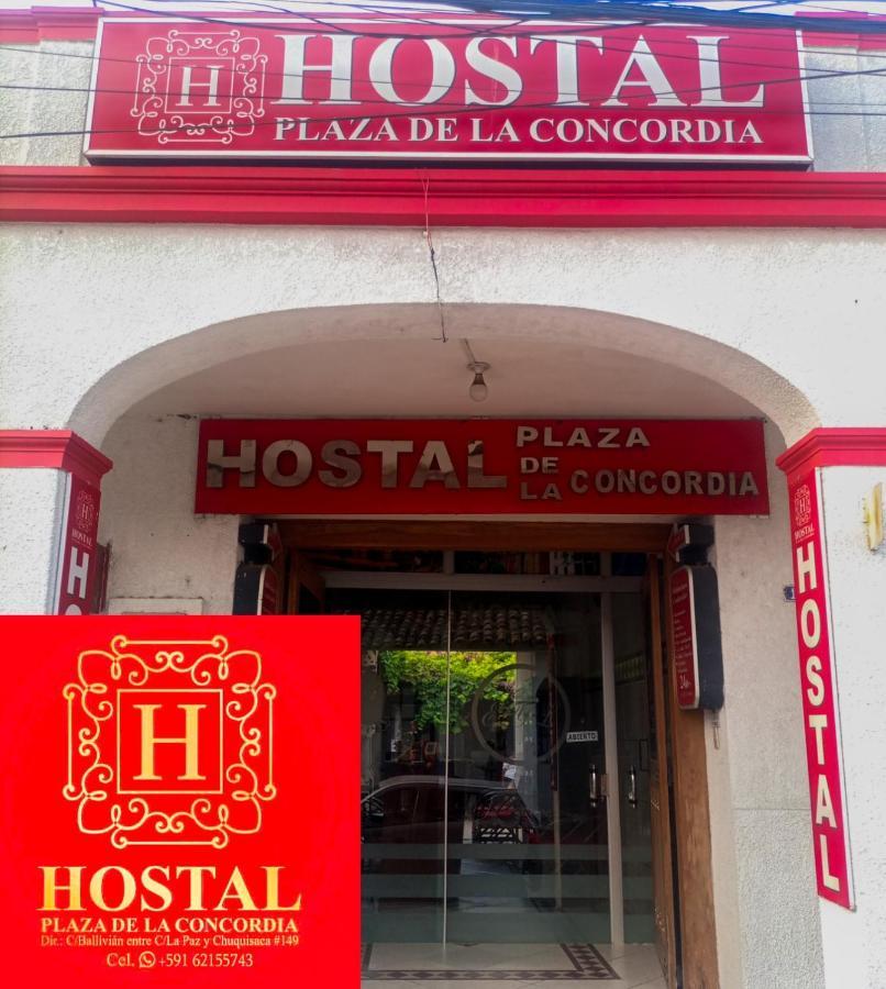 Hotel Hostal Plaza De La Concordia Santa Cruz de La Sierra Exterior foto