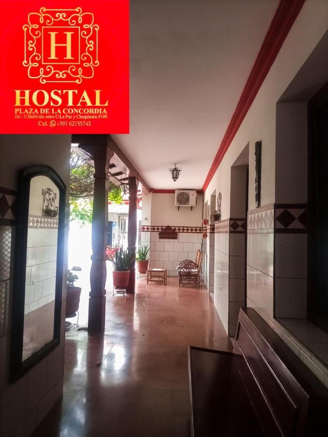 Hotel Hostal Plaza De La Concordia Santa Cruz de La Sierra Exterior foto