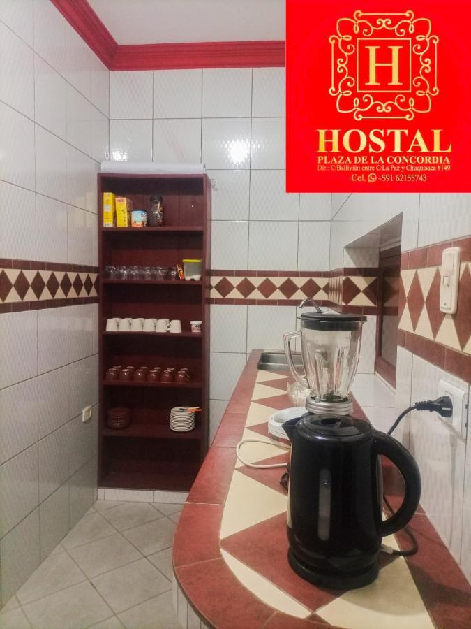 Hotel Hostal Plaza De La Concordia Santa Cruz de La Sierra Exterior foto